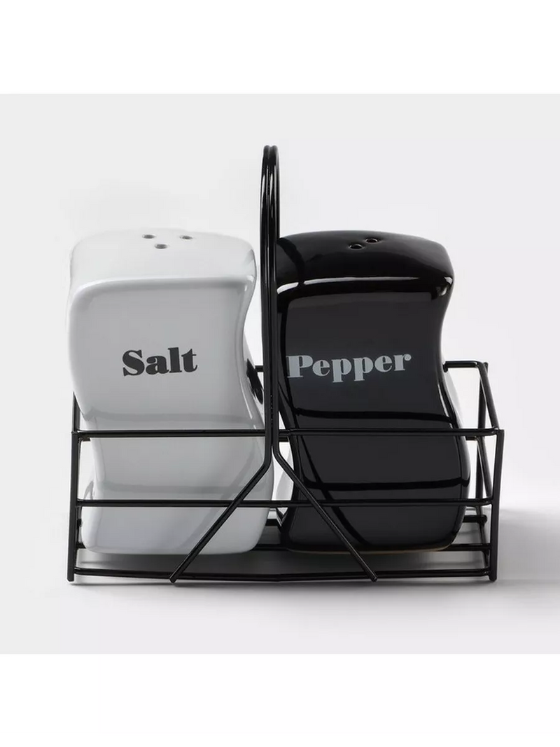 Salt And Pepper Spice Jars(Set Of 2)