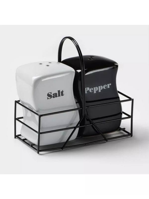 Salt And Pepper Spice Jars(Set Of 2)