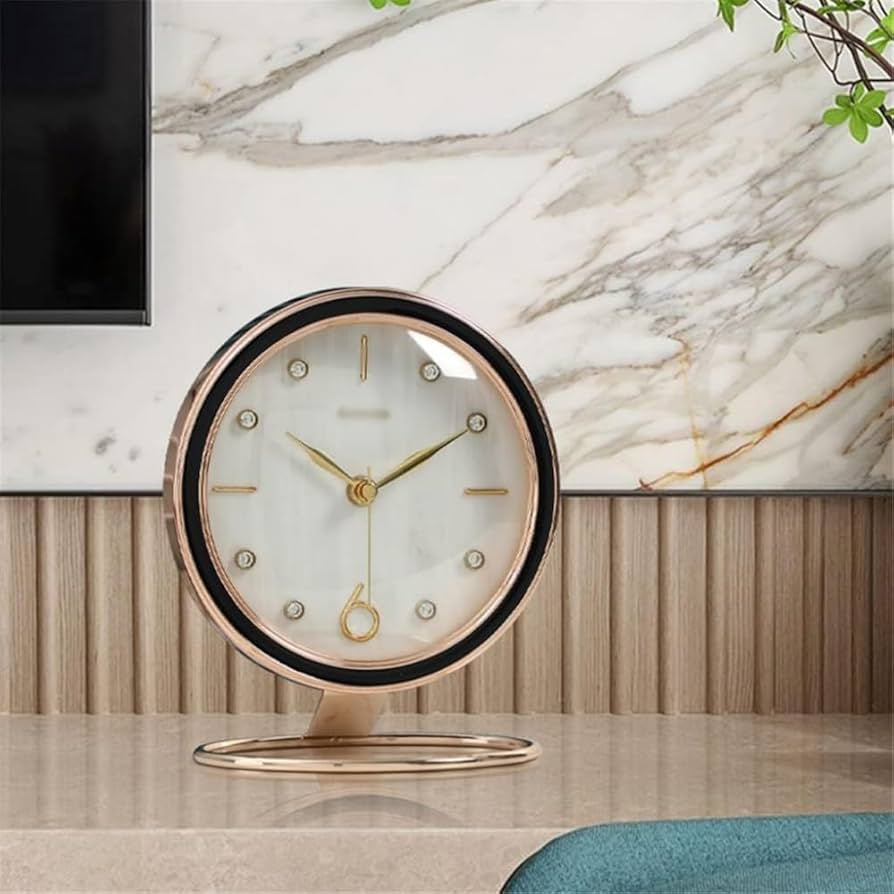 Decorative Metal Table Clock