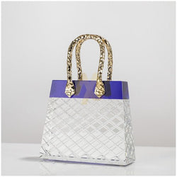 Luxe Crystal Hand Bag Decor