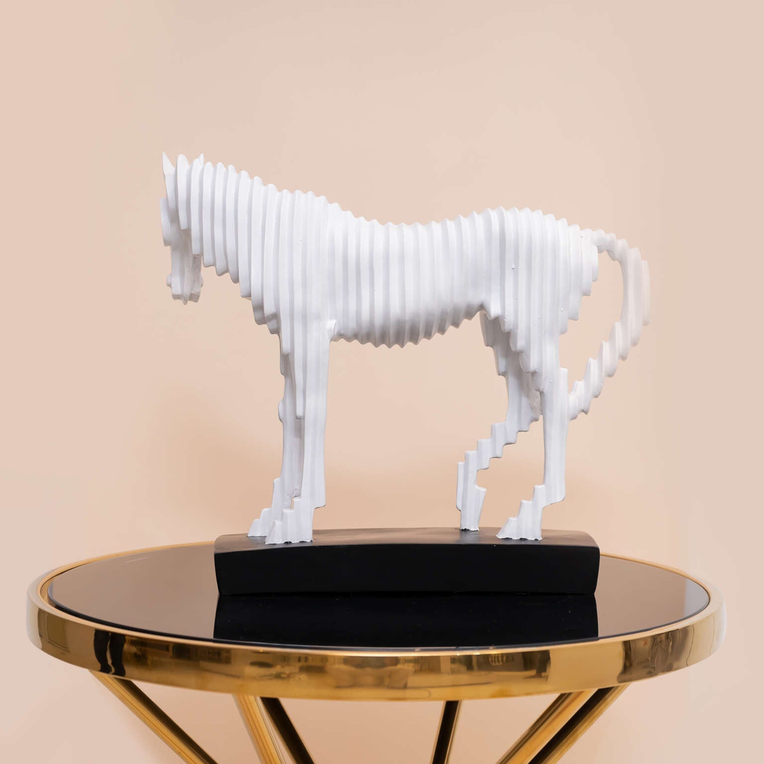 Modern Horse Sculpture Resin Ornament