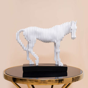 Modern Horse Sculpture Resin Ornament