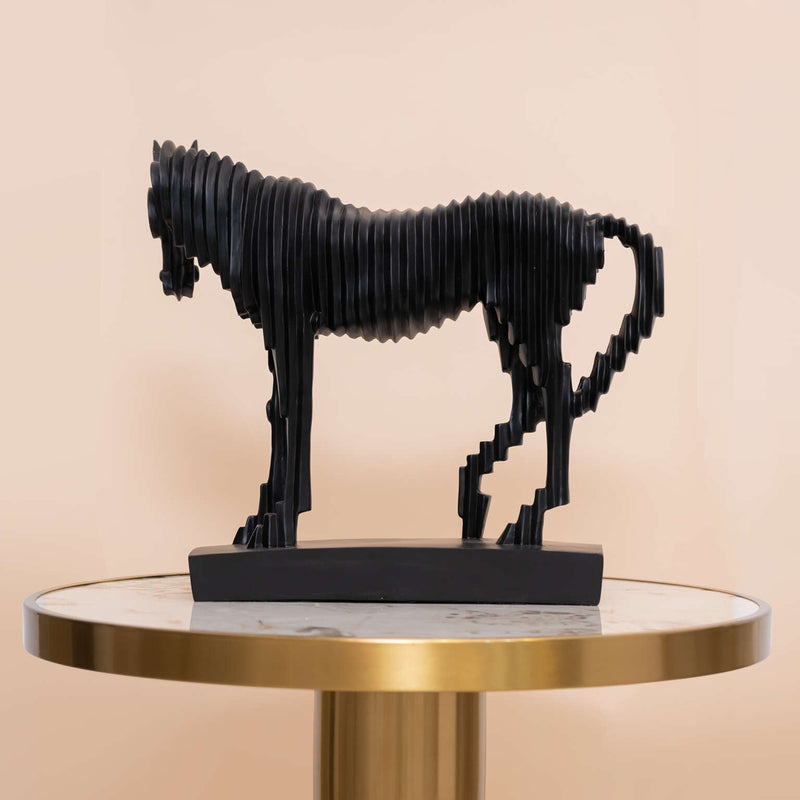 Modern Horse Sculpture Resin Ornament