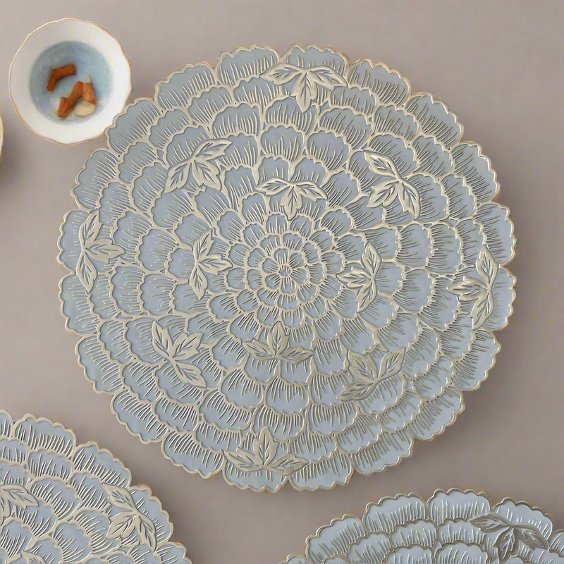 Beaded Round Table Placemat