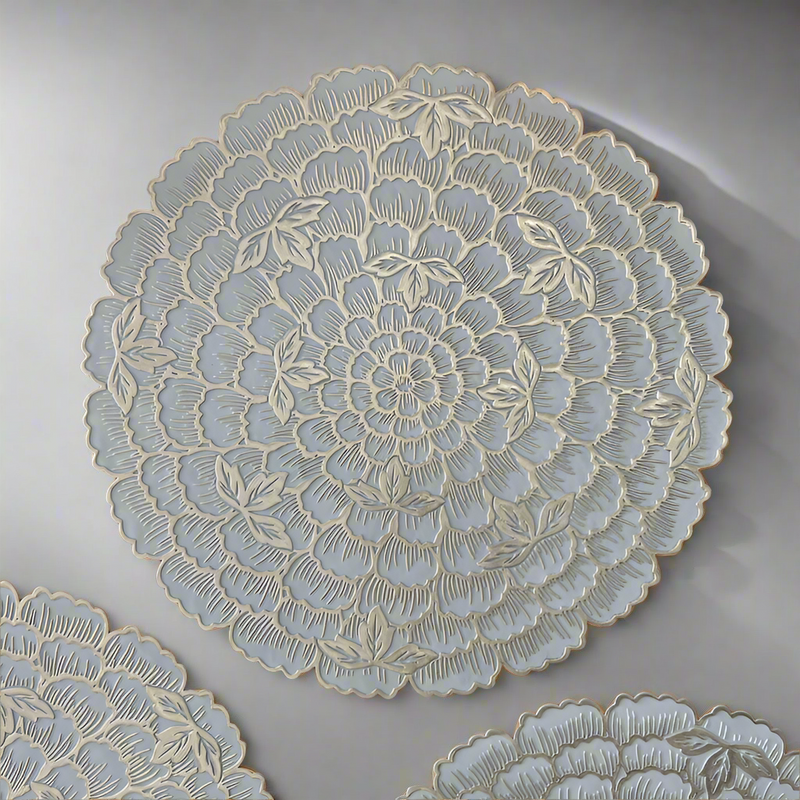 Beaded Round Table Placemat