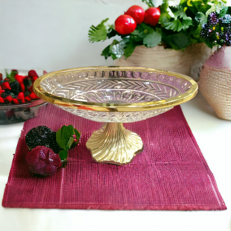 Metal Decorative Storage Bowl