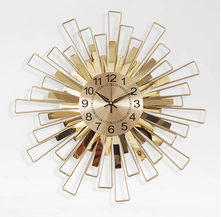 Modern Fashion Metal Iron Wall Clock Wall Art