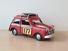 Red Mini Cooper Miniature