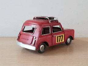 Red Mini Cooper Miniature