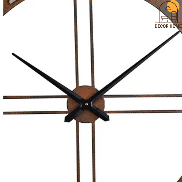 Metal Decorative Rusty Wall Clock