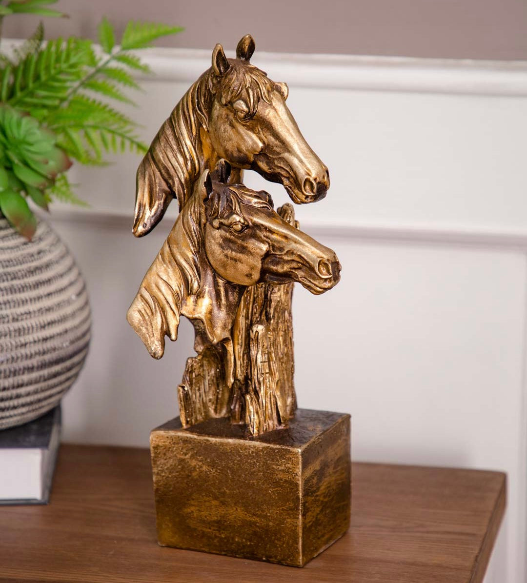 Graceful Gallopers Partners in Love Horse Figurine