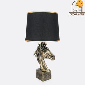 Antique Copper Horse Lamp