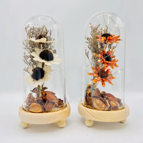 Floral Glow Globe