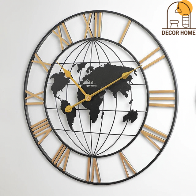 Global Map of Earth Clock