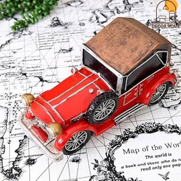 Vintage Car Money Bank Decor Piece