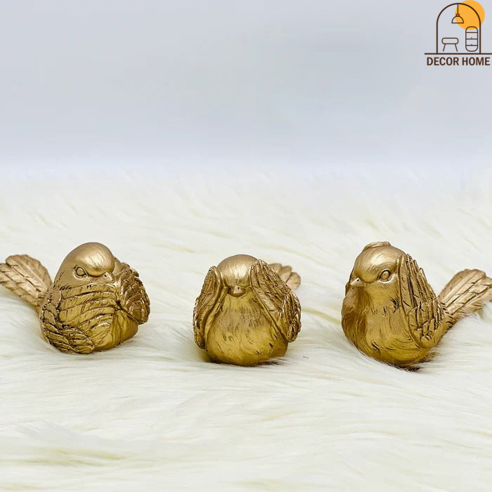 Gleaming Sparrow  Set of 3