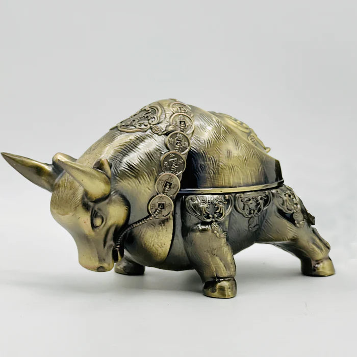 Metallic Big Bull Ashtray