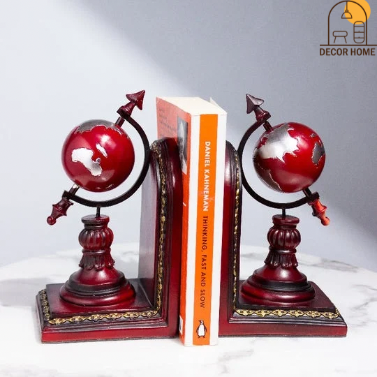 Wander World Wide Ruby Red Bookend