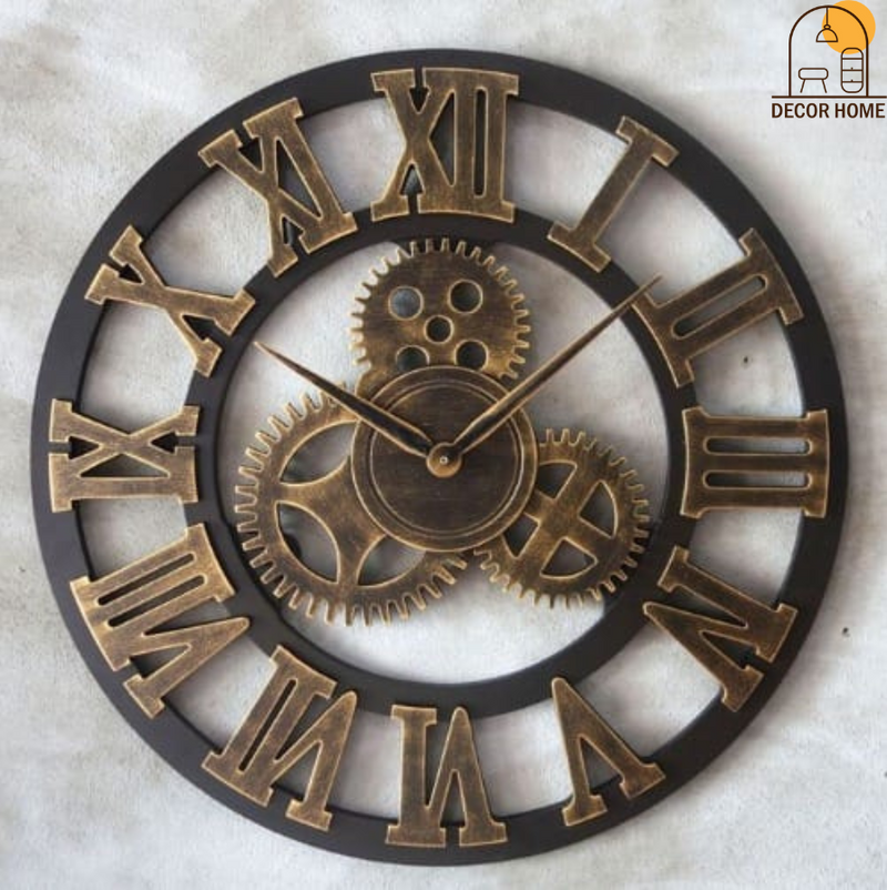 Copper shaded Wall Clock