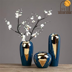 Ceramic Chic Vase Set (Set Of 3)