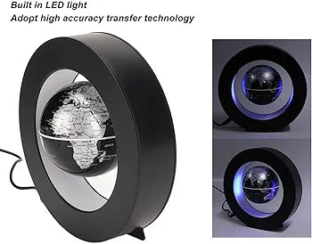 Magnetised Floating Globe With LED Light