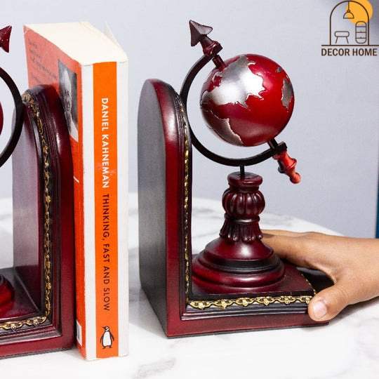 Wander World Wide Ruby Red Bookend