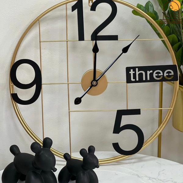 Vintage Retro Industrial Wall Clock