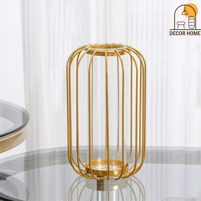 Modern Metal Vase Decor