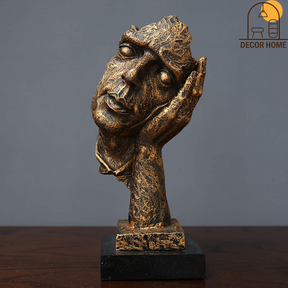 Silent Face Sculpture (Hear No Evil)