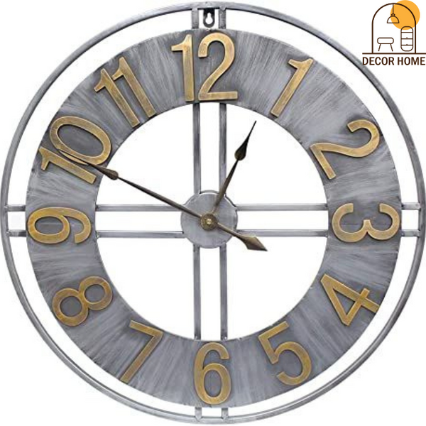 Metal Decorative Rusty Wall Clock