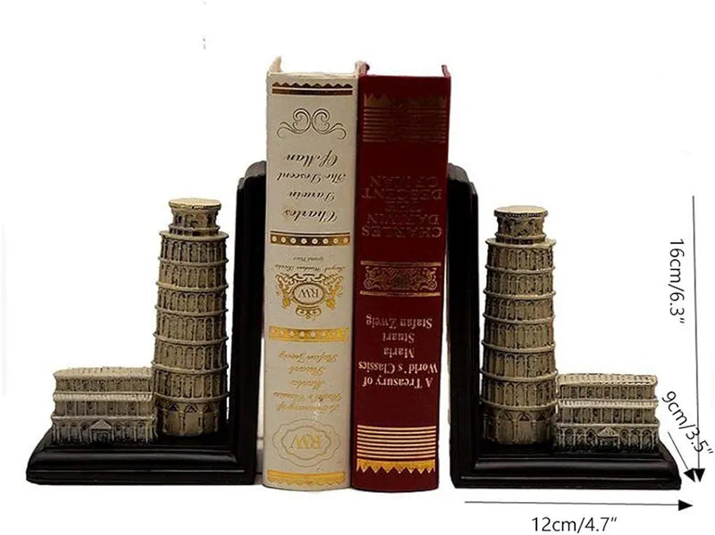 Decorative Pisa bookend