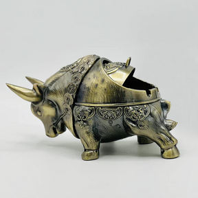 Metallic Big Bull Ashtray