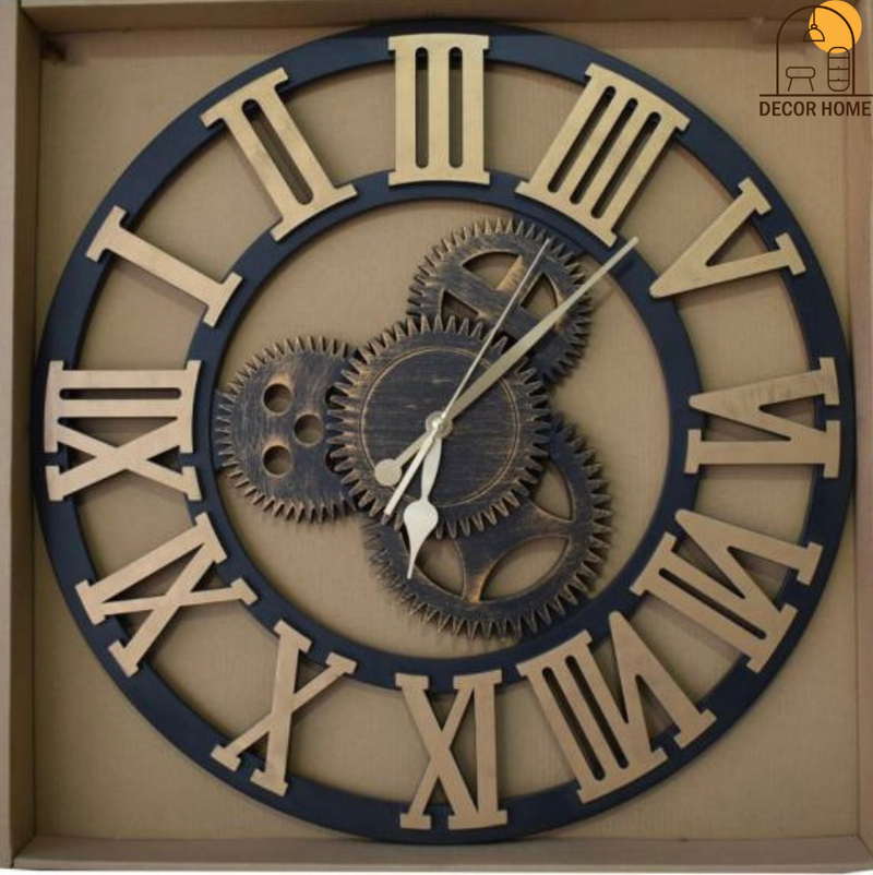 Copper shaded Wall Clock