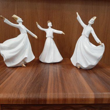 Classical Dervish  Art Sculpture( Set of 3)