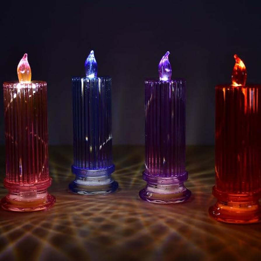 Colourful Electric Candles(Set of 2)