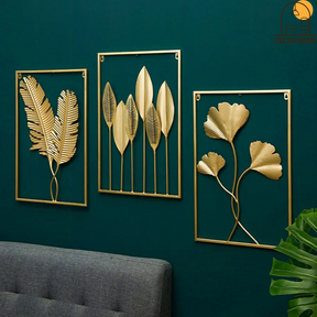 Gold Leaf Metal Wall Decor