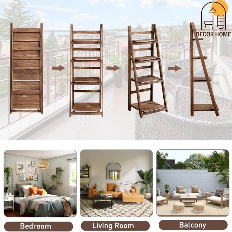 4 Tier Ladder Shelf