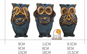Cabinet Crafts Creative Owl Ornament (Set Of 3)
