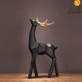 Pair of Rudolph Rein Deer Sculpture