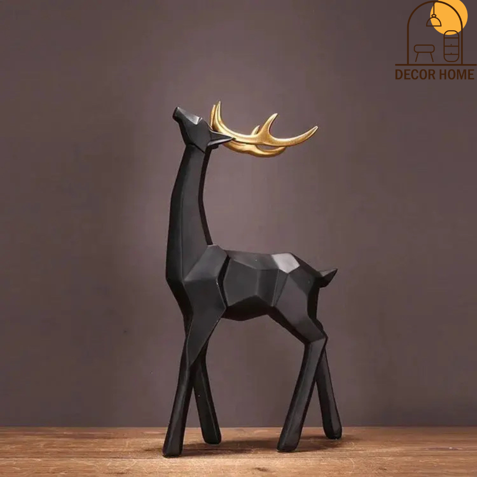 Pair of Rudolph Rein Deer Sculpture