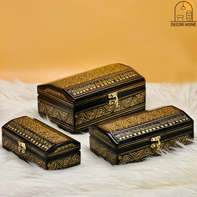 MDF Handcrafted Jewellery Box (Set of 3)