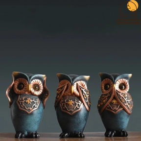 Cabinet Crafts Creative Owl Ornament (Set Of 3)