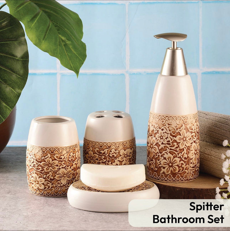 Flowers Style Bathroom Set