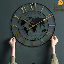 Global Map of Earth Clock