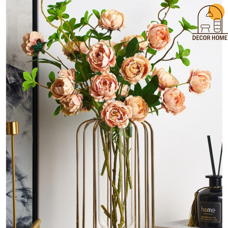 Modern Metal Vase Decor