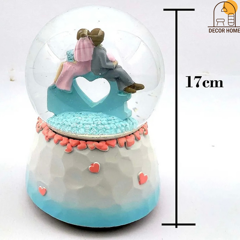 Snow Globe Couple On Love