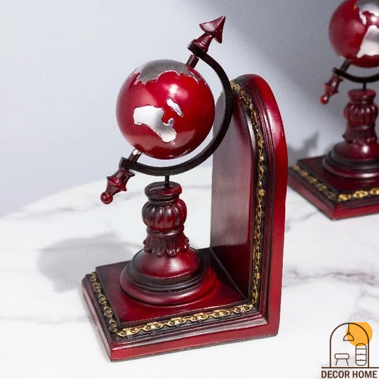 Wander World Wide Ruby Red Bookend