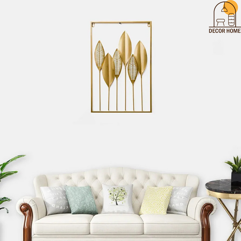 Gold Leaf Metal Wall Decor