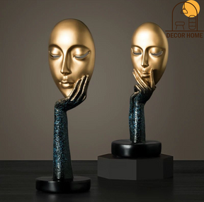 Anonymous Face Sculpture