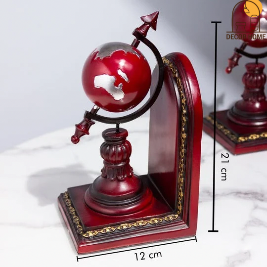 Wander World Wide Ruby Red Bookend